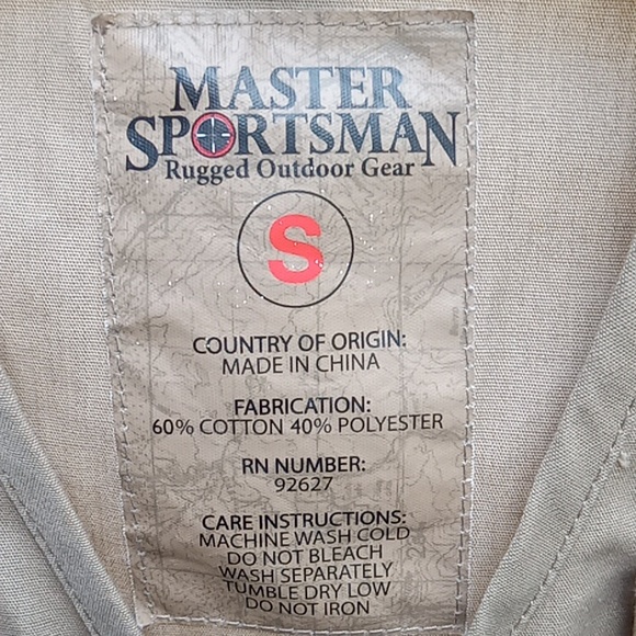 Master Sportsman rugged outdoor gear size 60% cotton 40% polyester - Picture 3 of 9